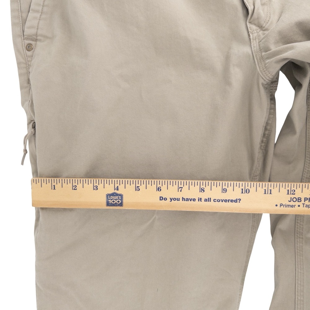 Duluth Trading Co Mens 42x30 Flex Ballroom Khakis Pants Tan Workwear Utility - Picture 15 of 16